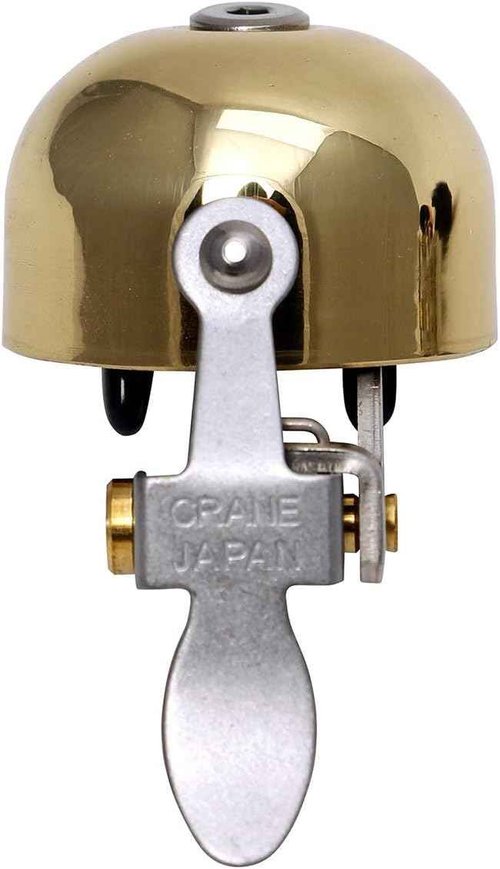 Crane E-Ne Bicycle Bell - Premium Japanese Bike Bell for Road & Mountain Bikes, Fits All Handlebars