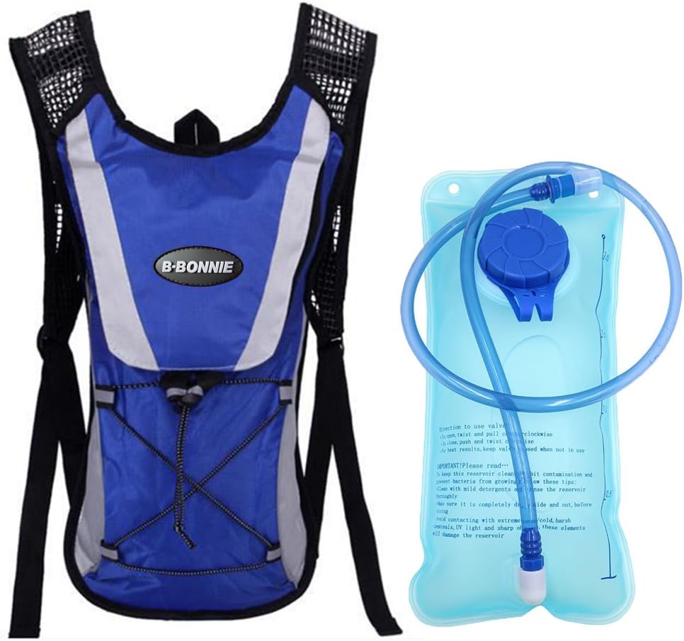 Monvecle Hydration Pack Water Rucksack Backpack Bladder Bag Cycling Bicycle Bike/Hiking Climbing Pouch + 2L Hydration Bladder