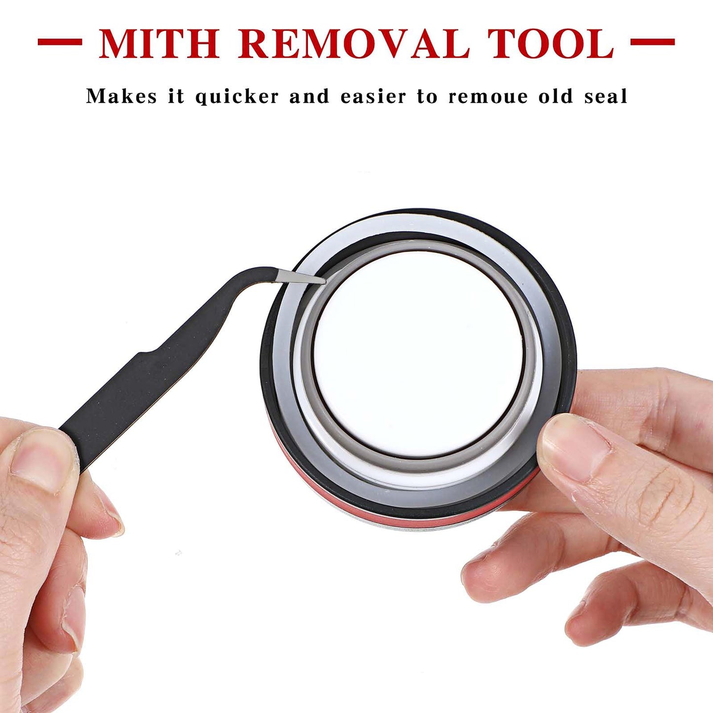 6 Pcs Water Bottle Gasket Replacement Silicone Seal O Rings Lid Replacement Wide Mouth Lid Water Bottle Leak Proof Compatible with Hydroflask Hydro Flask Replacement 2.2inch