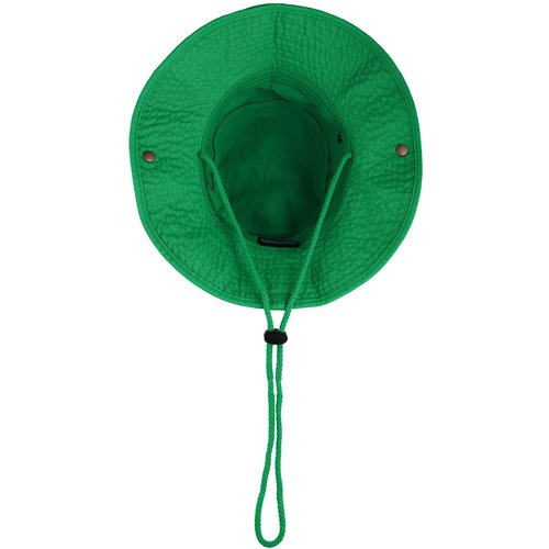 Wide Brim Hiking Fishing Safari Boonie Bucket Hats 100% Cotton UV Sun Protection for Men Women Outdoor Activities L/XL Kelly Green