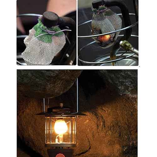 Ximimark 20 pcs Propane Lanterns Mantles, Gas Lamp Mantles for Propane Lantern, Mantles Gas Lantern Covers