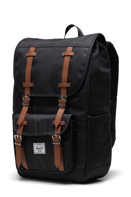 Herschel Supply Co. Little America Mid, Black, One Size