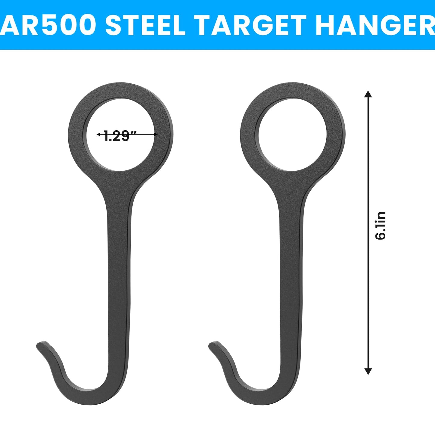 JTZFD Target Stand Kit, DIY Shooting Stands Targets Hanger/Holder 1" Pipe Mounting Bracket