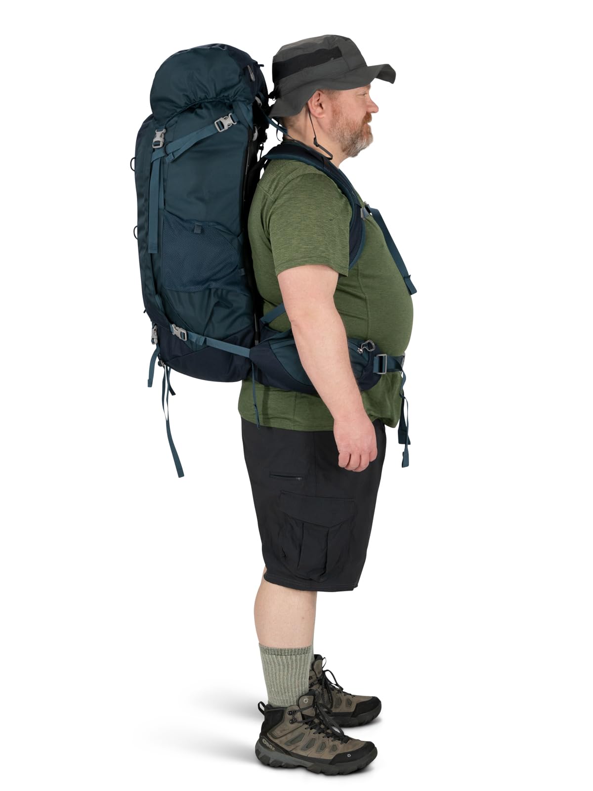 Osprey Volt 65L Men's Backpacking Backpack, Muted Space Blue, Extended Fit