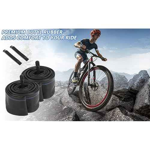 Bike Tube 16 x 2.125/2.35,Compatible with 24 Inch 2.10-2.40 Schrader Valve 35MM Bicycle Inner Tube Pack of 2