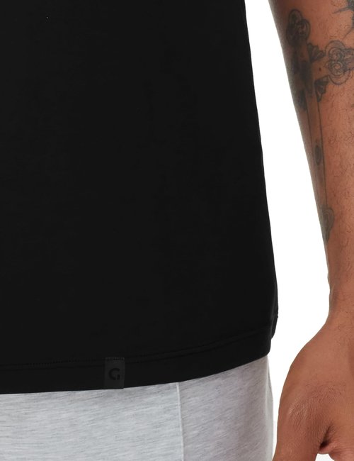 THE GYM PEOPLE Men's Workout T-Shirts Short Sleeve Breathable UPF 50+ Outdoor Athletic Running Tee Tops Black