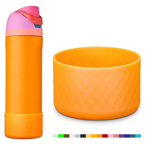 yoelike Silicone Boot for Owala Water Bottle 24 oz, Anti-Slip Protective Sleeve for FreeSip/Twist/Flip, Bottom Bumper Cover for Watter Bottle Accessories