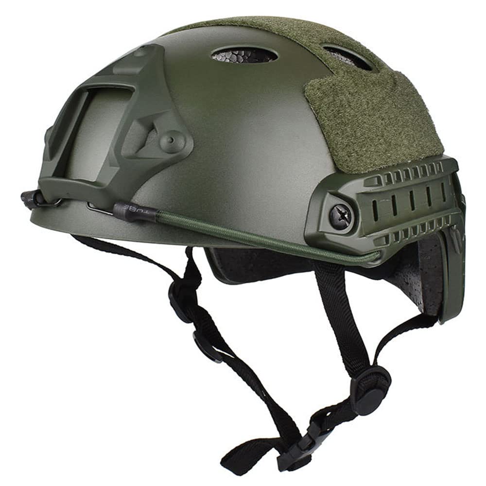 CMAIR4U Airsoft PJ Style Tactical Helmet Fast Helmet for Paintball (OD Green)