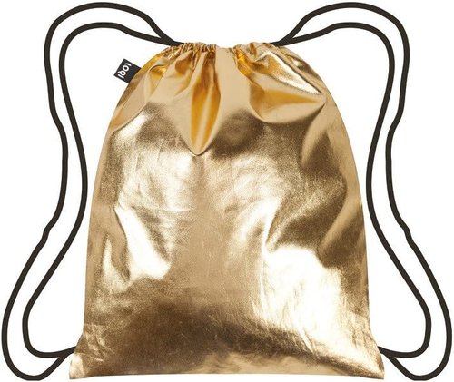 LOQI METALLIC Rose Gold Backpack