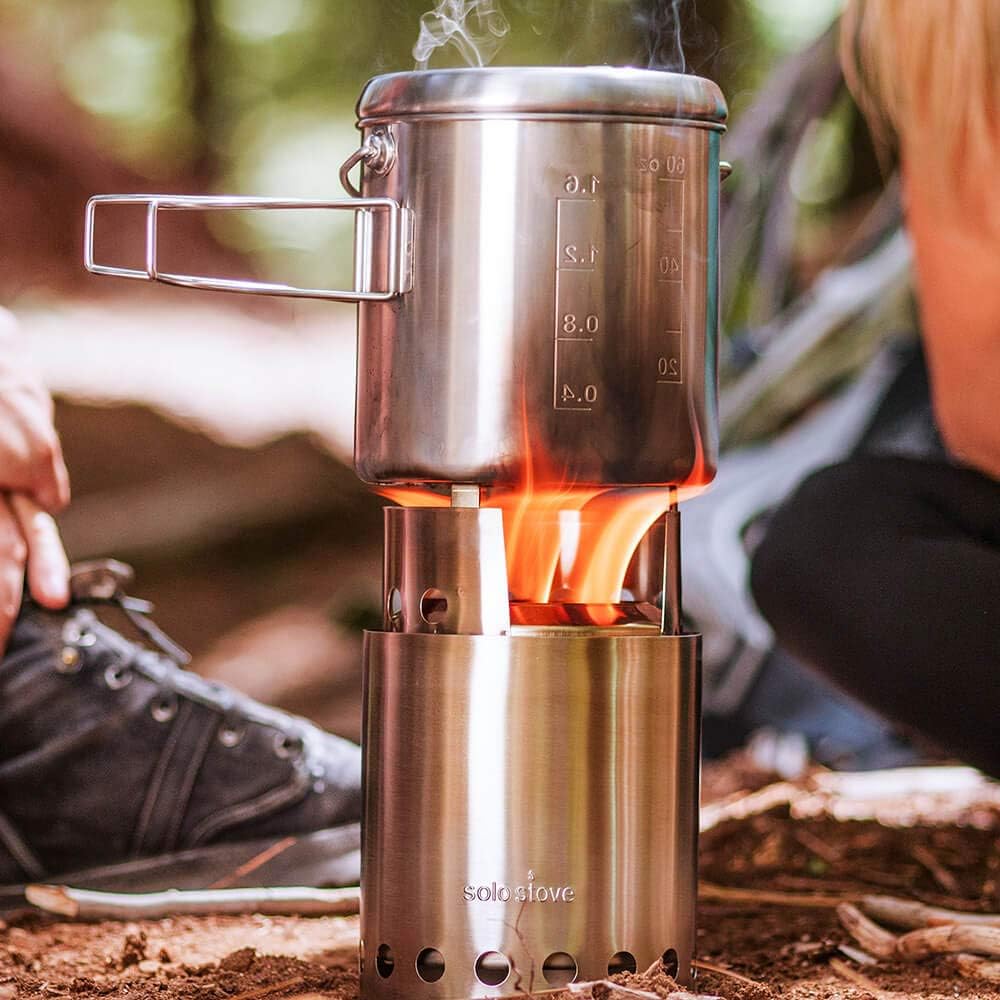 Solo Stove Pot 1800 - Stainless Steel Camping Cookware for Backpacking & Outdoor Cooking