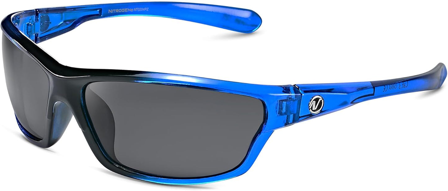 Nitrogen Polarized Wrap Around Sport Sunglasses for Men Women UV400 Driving Fishing Running Sun Glasses