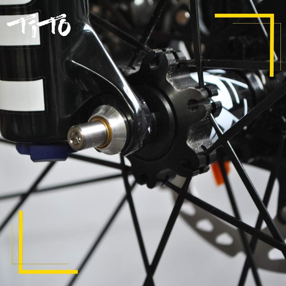 TiTo 1 Pair Lightest Titanium Quick Release for Road Bike MTB Wheels hub Mountain Bicycle