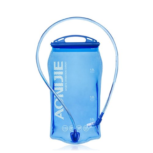 YAPJEB Hydration Bladder, BPA Free, 1L/1.5L/2L/3L, Portable Water Reservoir for Running, Hiking, Climbing, Cycling (PEVA, 1.5L)