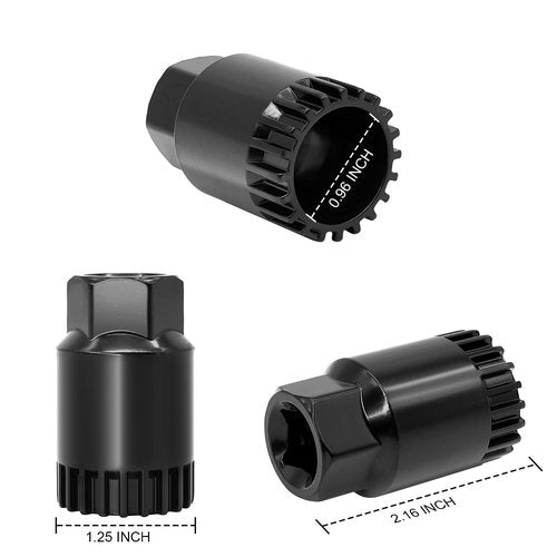 Thinvik Bike Bottom Bracket Removal Tool-Remover Tool for Square Taper Bottom Bracket- Extractor for Bottom Bracket, BB Tool