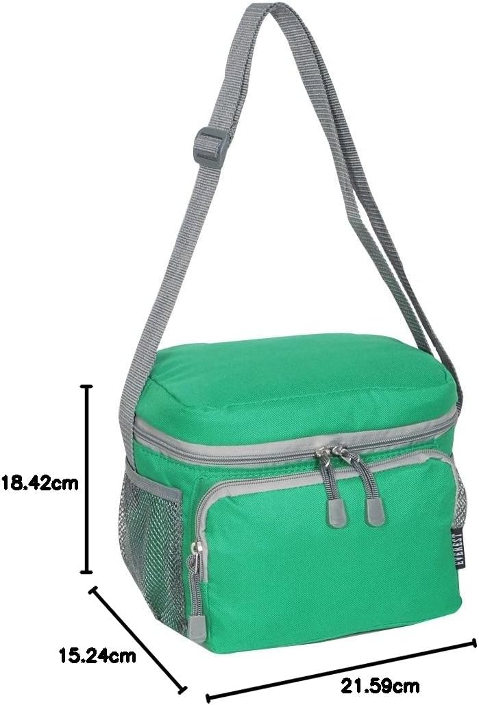 Everest Cooler/Lunch Pattern Bag, Woodland Camo, One Size,CB6P-CAMO