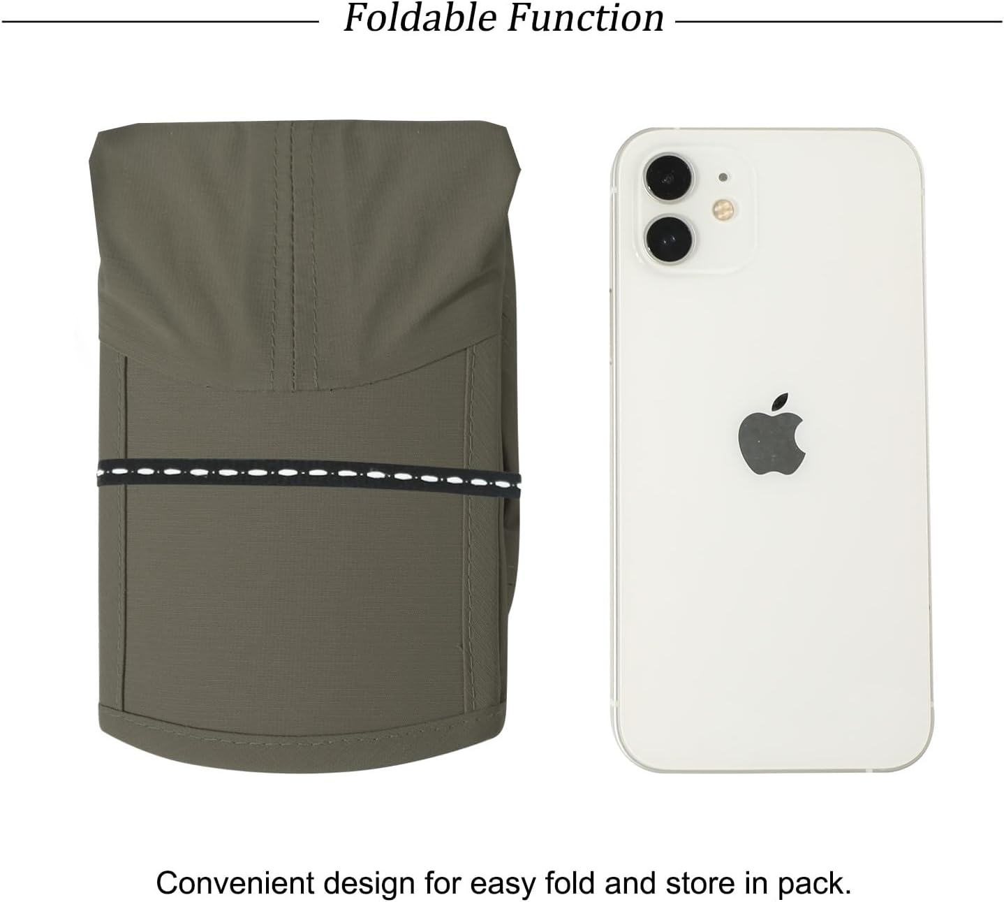 Waterproof Quick-Drying Outdoor Hat for Men & Women - Collapsible Sun & Rain Protection