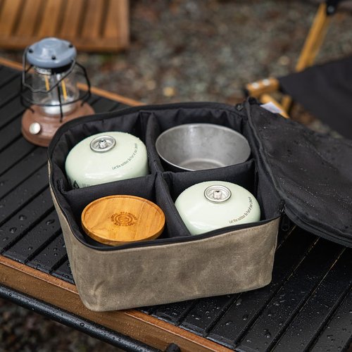 Naturehike Storage Bag for 2 Burner Folding Camping Stove, Multifunctional Outdoor Camping Storage Organizer