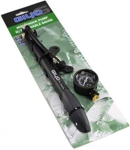 GIYO GS-41 Mini Shock Pump with Gauge 300psi Tyre Tube Suspension Forks Bike, ST1079