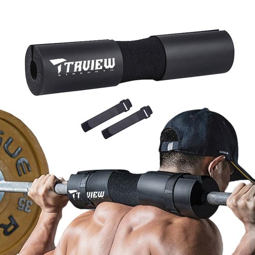 Barbell Pad for Squats, Lunges and Hip thrusts Great for Squats, Lunges, Hip Thrusts, Weight Lifting & More - Fit Standard and Olympic Bars Perfectly