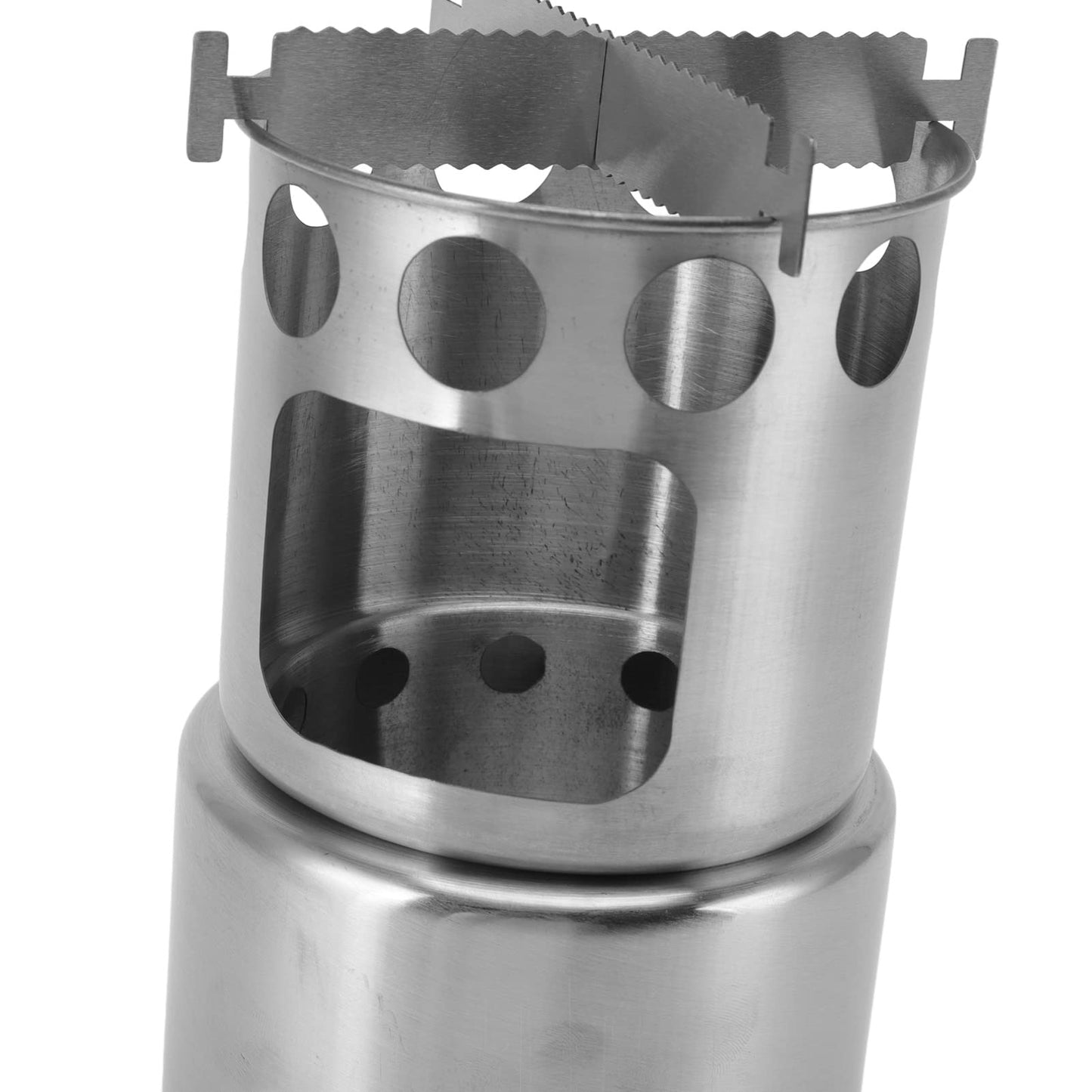 Glomora Wood Burning Camp Stove, Camp Wood Stove Portable Foldable,with Outdoor Camping Stove (5 Pieces) and Storage Bag, for Outdoor Hiking Picnic BBQ