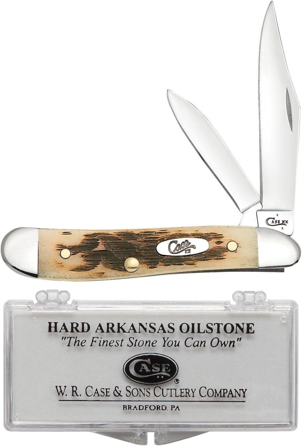 Case WR XX Pocket Knife Orange Synthetic Peanut Item #80504 - (4220 SS) - Length Closed: 2 7/8 Inches