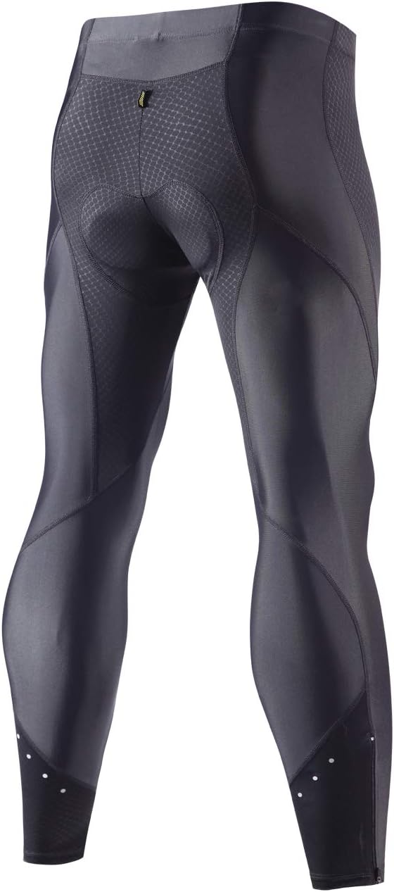 XGC Men's Long Cycling Pants Trousers Bike Pants Trousers Tights Legging with 4D Sponge Padded