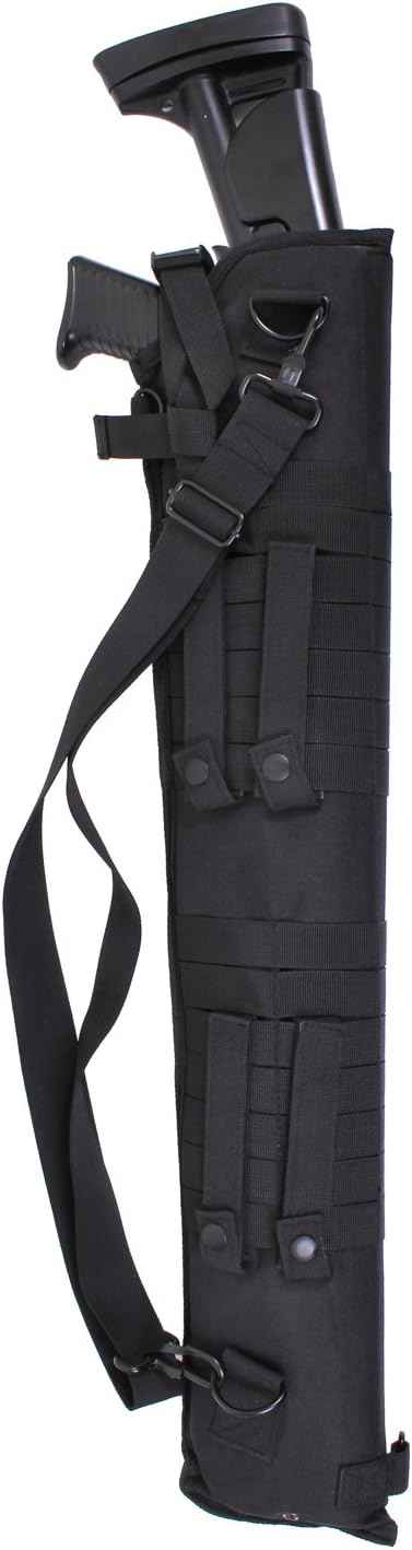 Tactical Shotgun Scabbard by Rothco - Durable Black Gun Case for Easy Carry