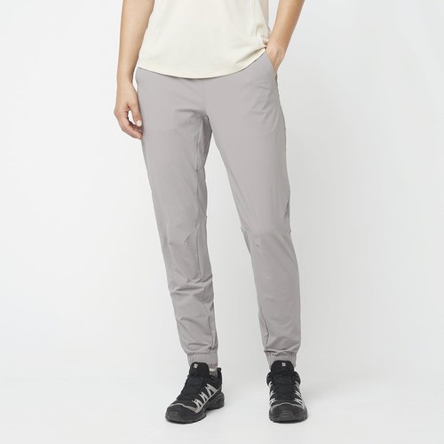 Salomon Women's Wayfarer Ease Outdoor Pants, Frost Gray, XL