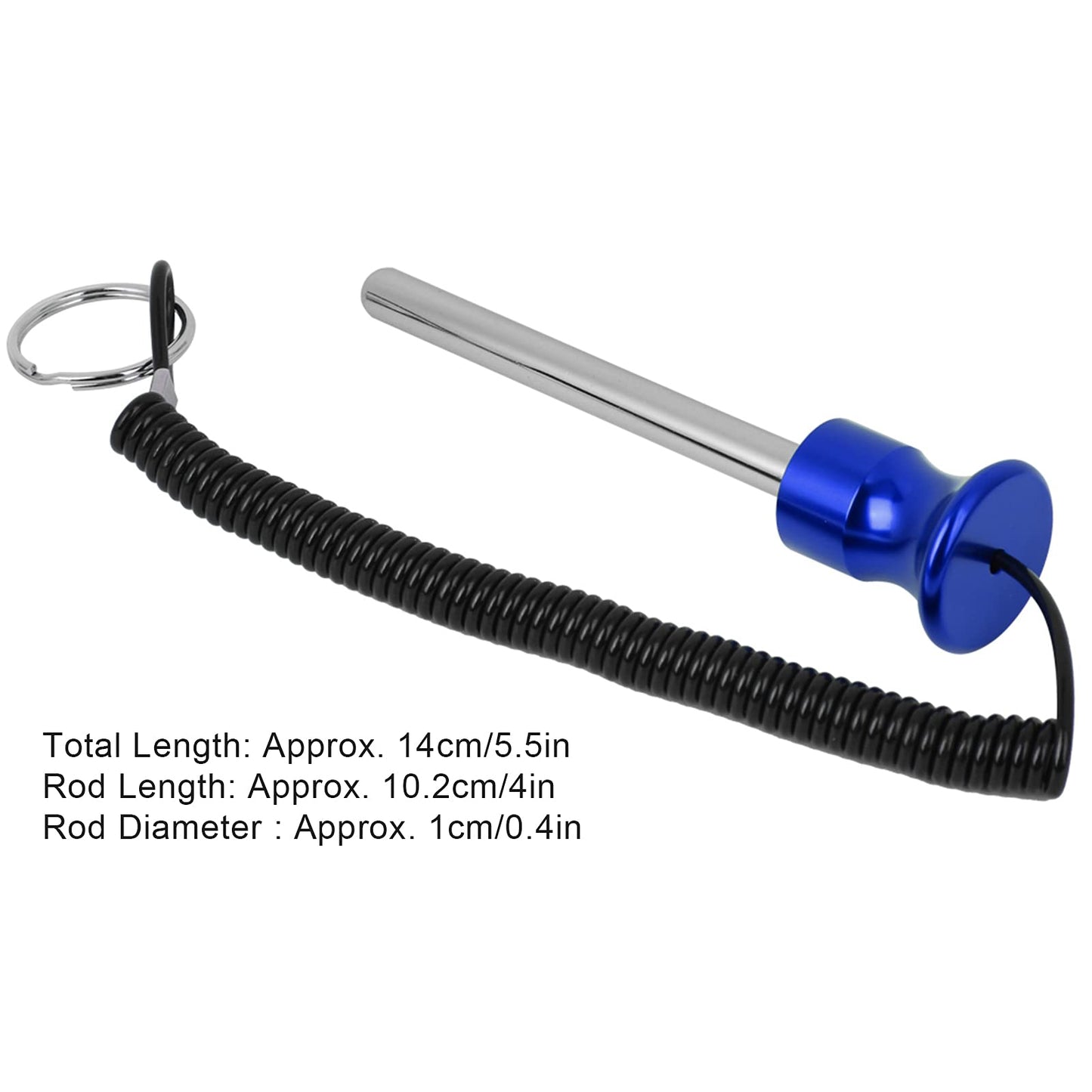 Weight Stack Pin, Aluminium Alloy Magnetic Weight Stack Pin with Pull Rope Weight Pin Strength Training Equipment for Commercial Gym Home Gym Physical Exercise Fitness