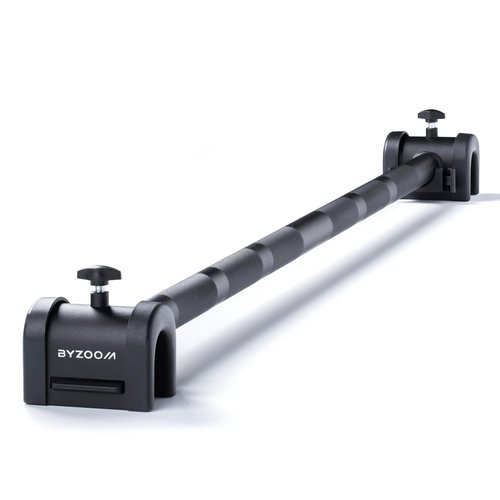 BYZOOM FITNESS Easy Bar Exclusive for BYZOOM FITNESS Adjustable Dumbbell to Barbell for Weight Training Fitness Exercise Full Body Workout for Home Gym Woman Beginner Black