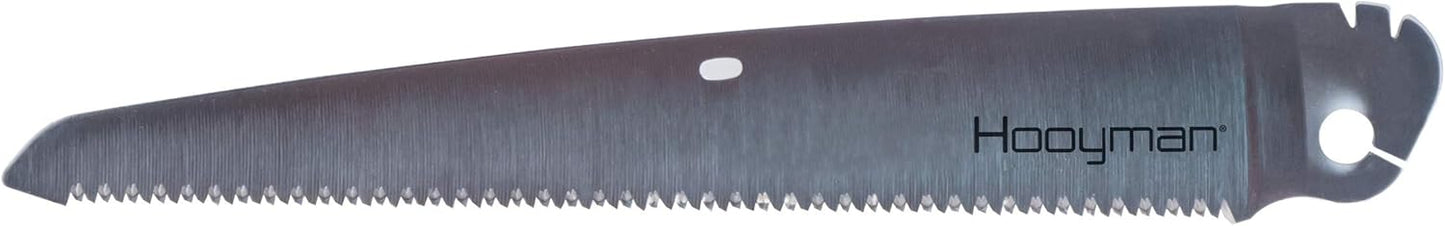 Hooyman Extendable Tree Saw with Compact Design, Detachable Handsaw and Telescoping Pole, No-Slip H-Grip, Impulse Hardened Teeth, and Wrist Lanyard for Tree Trimming, Hunting, Camping, and Outdoors