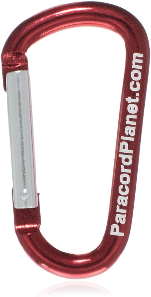 Aluminum D Ring Carabiner Clip Bulk Packages - Available in a Variety of Sizes, Styles, and Colors