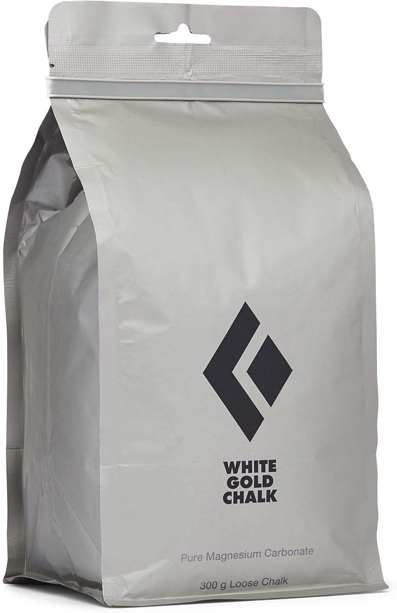 BLACK DIAMOND White Gold Loose Chalk for Rock Climbing, Bouldering, Weightlifting, Gymnastics, 300g