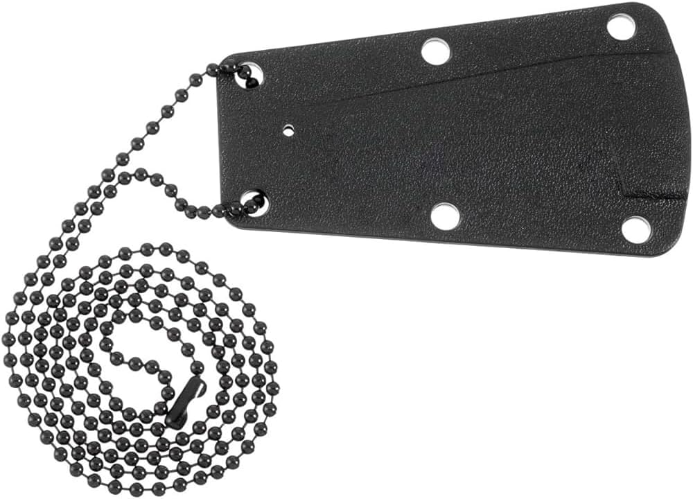 Smith & Wesson SW910TAM 5.9in High Carbon S.S. Full Tang Neck Knife with a 2.8in Tanto Blade and Paracord Handle for Outdoor, Tactical, Survival and EDC
