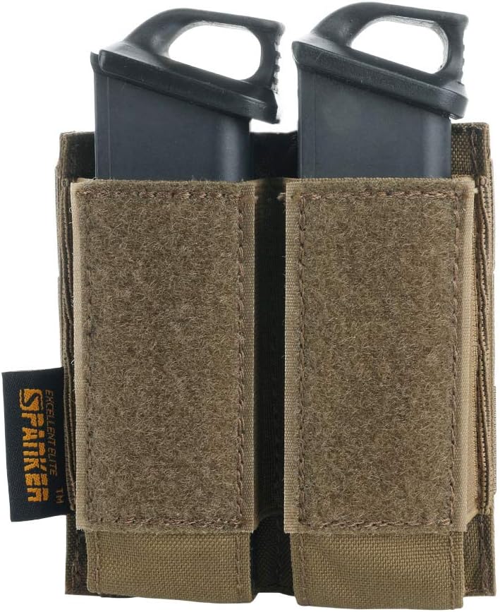 EXCELLENT ELITE SPANKER Tactical Open Top Double/Triple Pistol Mag Pouch for Glock M1911 92F Magazines 40mm Grenade