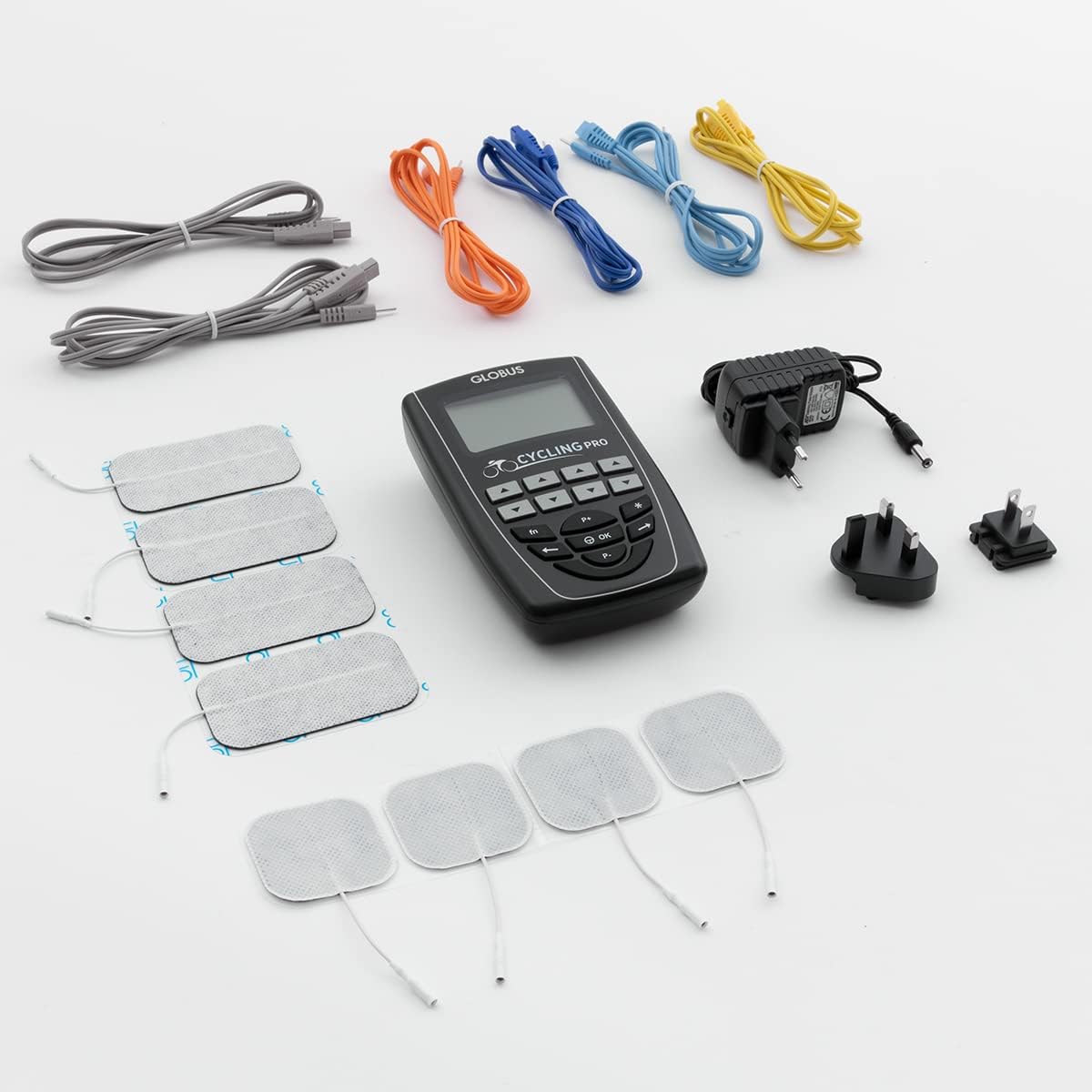 | Cycling Pro 4 Channel Electrostimulator, 270 Programs for Cyclists, Physical Preparation, Prevention, Pain, Injuries and Recovery