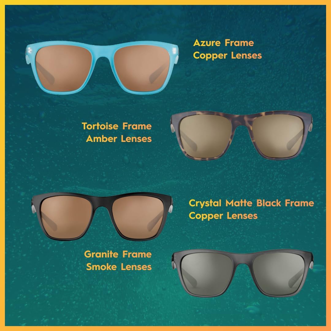 Flying Fisherman Fowey Polarized Sunglasses with AcuTint UV Blocker for Fishing and Outdoor Sports