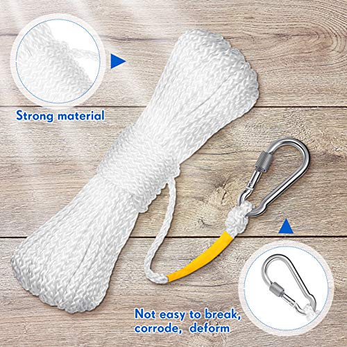 Floating Life Ring Rope – 15m White Pool & Water Safety Rope