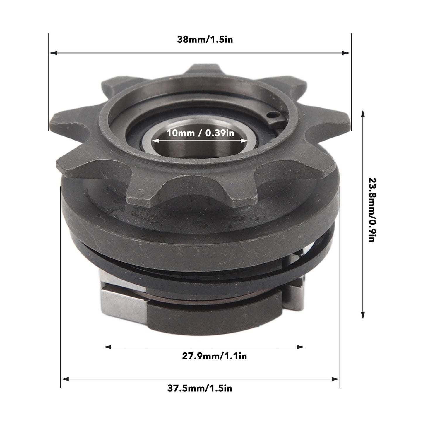 Single Speed Freewheel Flywheel 9T Single Speed Folding Flywheel Sprocket Gear Cycling Modified Accessory for Mountain Road