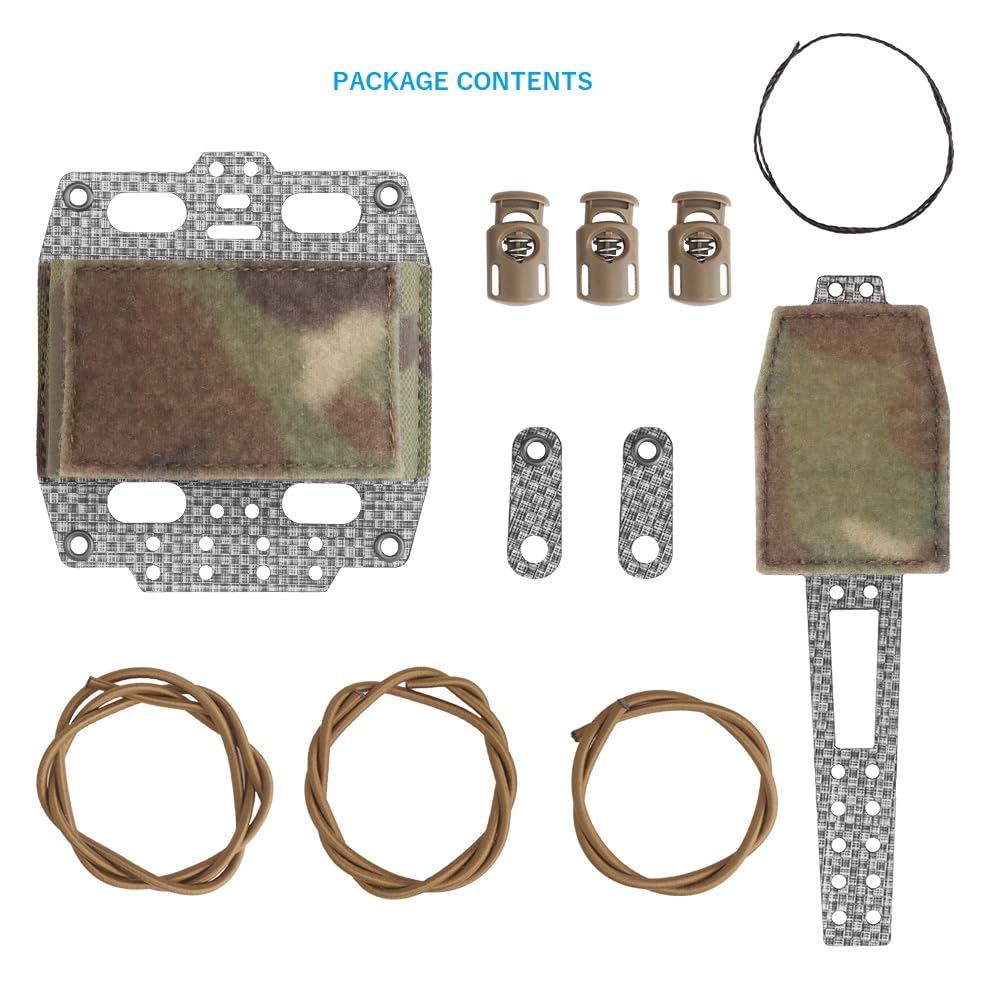 AOTUMUT Tactical Helmet NVG Battery Pouch,T-Shaped Battery Storage Holder Pack with Hook and Loop Counterweight Bag