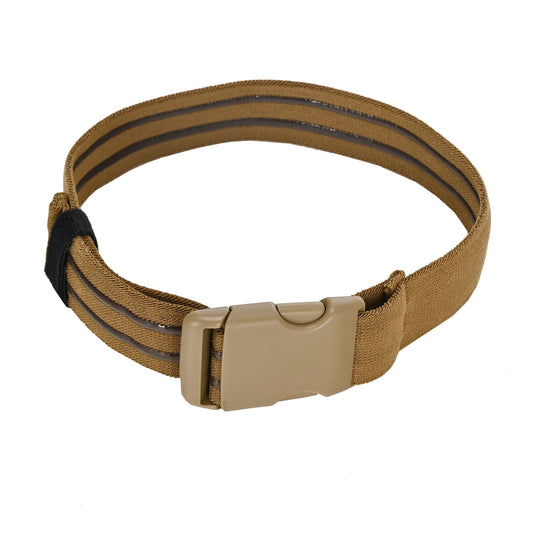 Tactical Thigh Strap for Holster Thigh Belt Elastic Leg Hanger Band with Quick Release Buckle for Games Hunting (Tan)