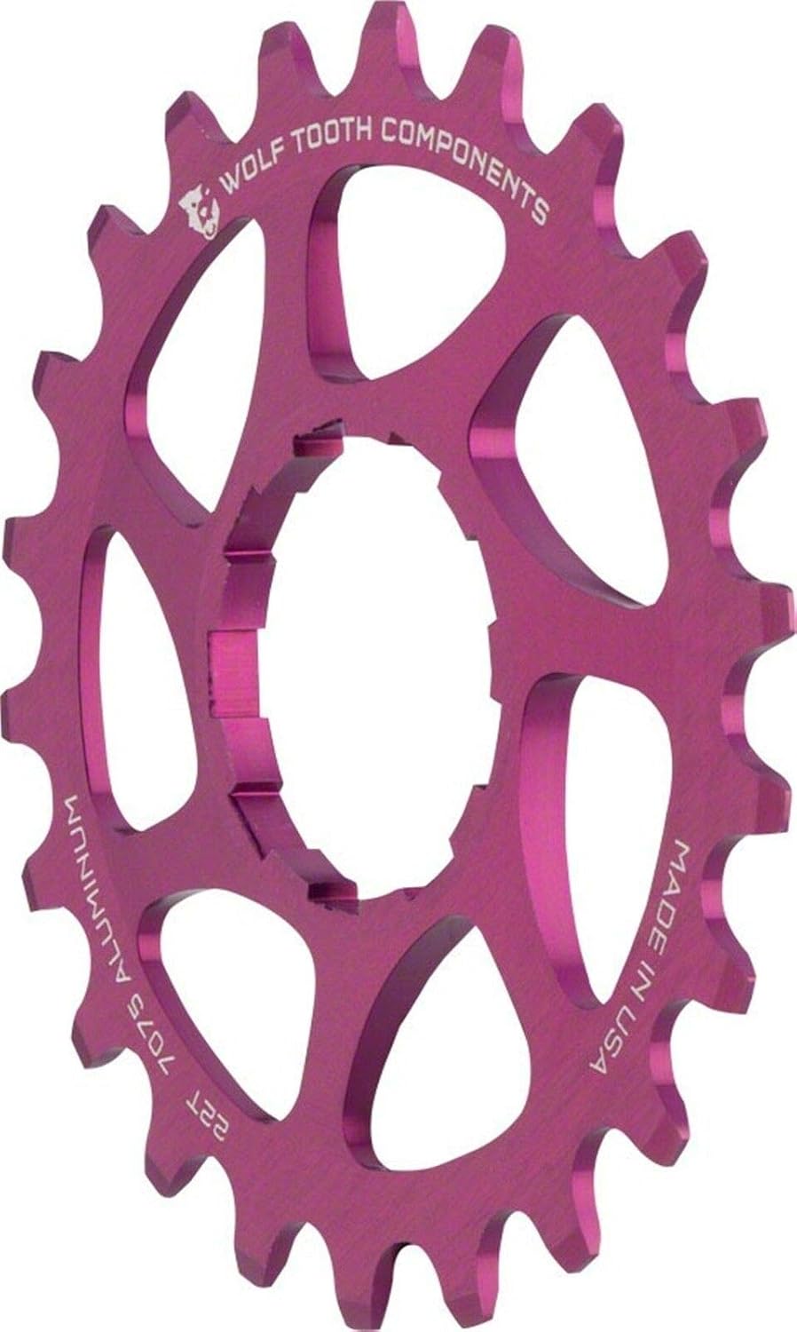 Wolf Tooth Aluminum Single Speed Cog Gold