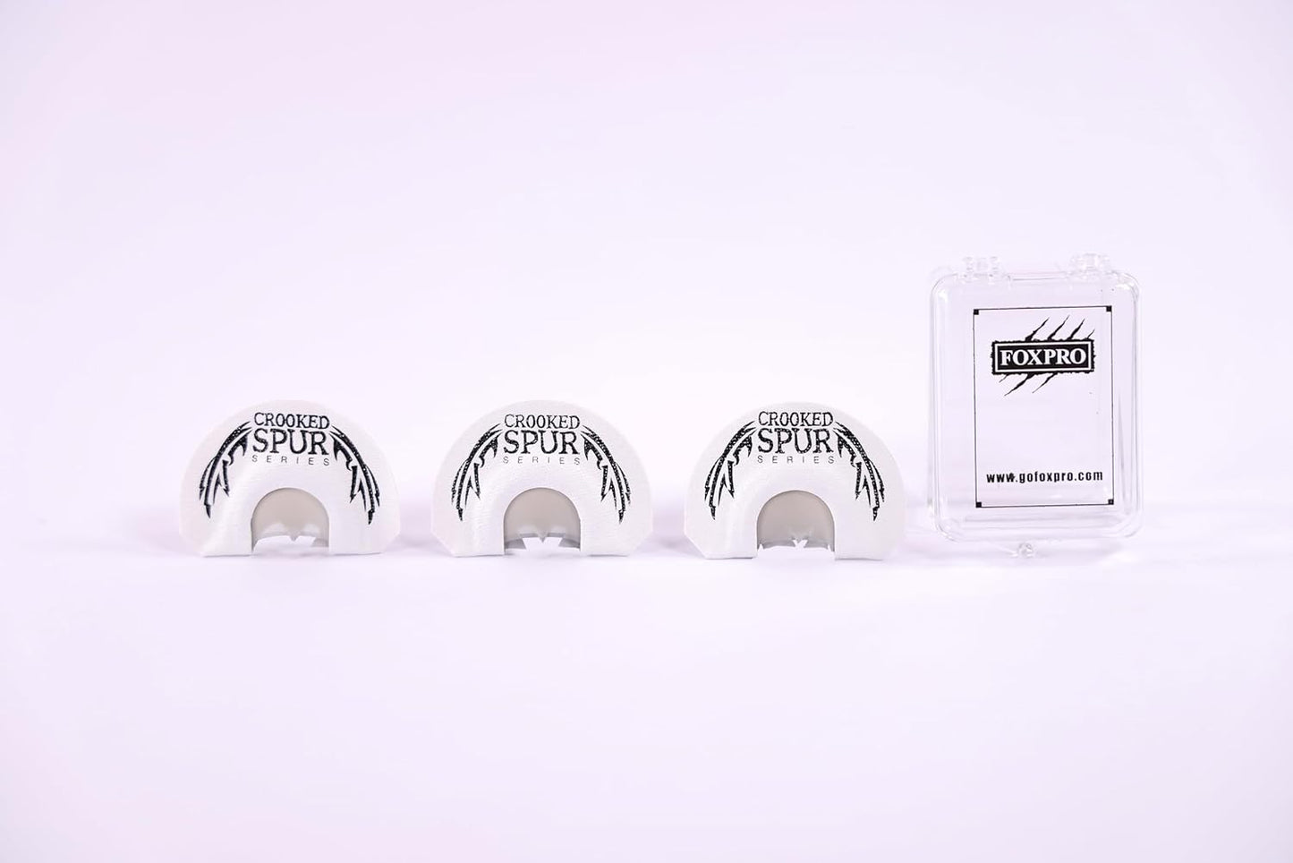 FOXPRO Ghost Spur Turkey Call Combo Pack White Includes 3 Diaphragm Mouth Calls