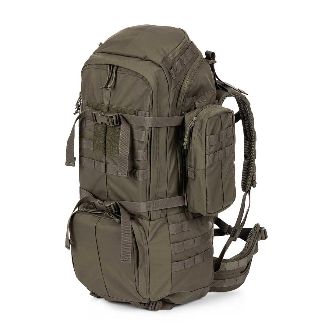 5.11 Tactical Unisex Rush 100 Backpack, 60L Storage Capacity, Convertible, Style 56555ABR, Large/X-Large, Ranger Green (ABR)
