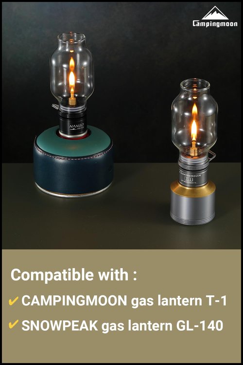 CAMPINGMOON 1 1/4 Inch Camping Gas Latern Globe Hoya Lamp Replacement Globe Clear Glass 3 1/2 Inch Height T-1-CT