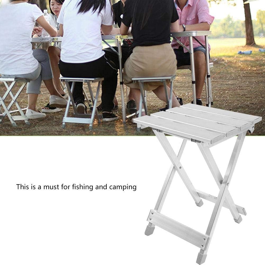 Folding Stool, Outdoor Fishing Chair, Anti-Slip Stainless Steel for Camping, Mountain, Fishing, and Picnic