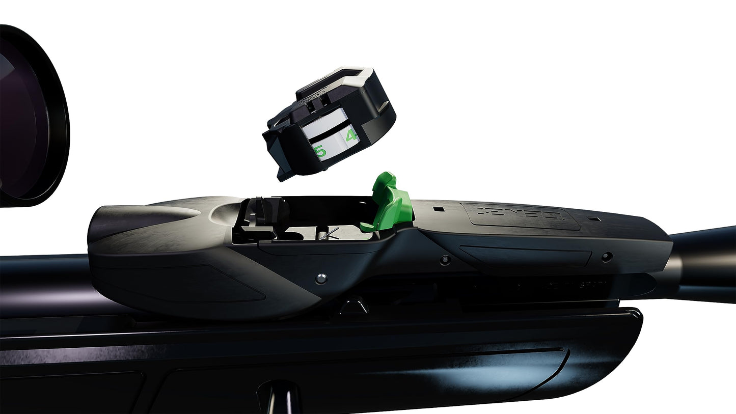 Gamo Swarm Magnum PRO 10X GEN3i Inertia Fed Break Barrel air Rifle. High Power 10-Shot Pellet air Gun. 1,650 fps Velocity. New Stock Design. (.22 Caliber)