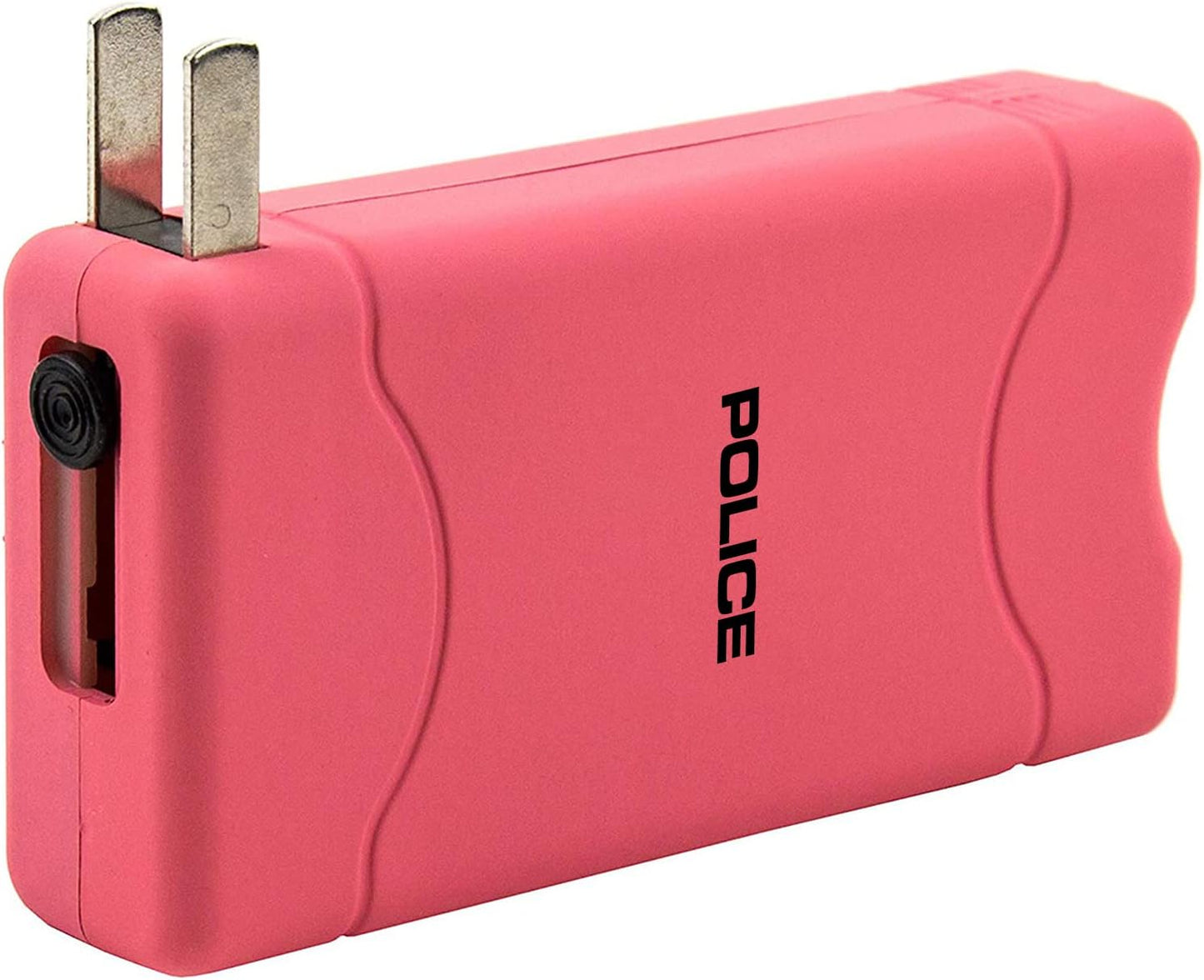 POLICE Stun Gun for Self Defense 800 – High Voltage Mini Rechargeable with LED Flashlight, Compact & Heavy Duty – Personal Security for Women – Pink