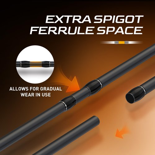 HANDING Magic L Ultralight Casting Rod 4'6'' BFS Fishing Rod for Trout Crappie Bluegill Yellow Perch Sunfish Rock Bass