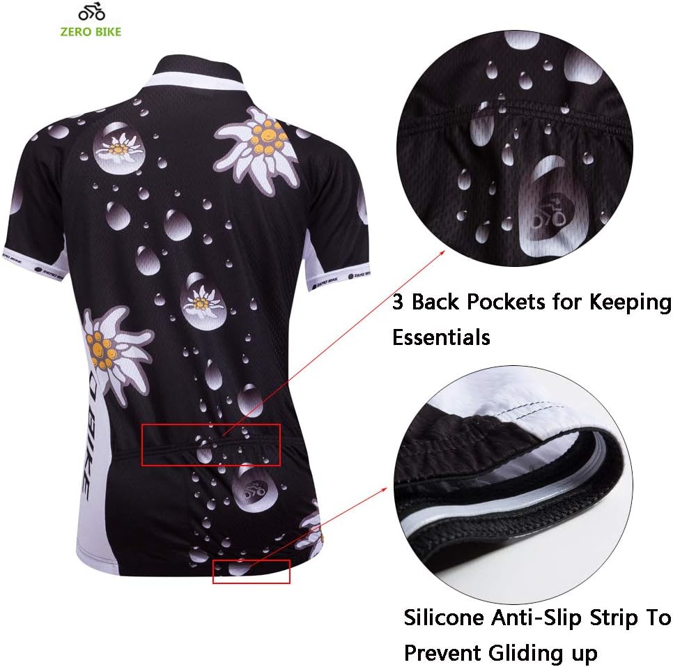 Women's Short Sleeve Cycling Jersey Jacket Cycling Shirt Quick Dry Breathable Mountain Clothing Bike Top